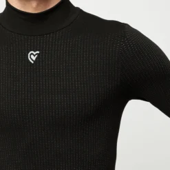 Maglia intima maniche lunghe Pissei Argentum - Nero