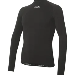Maglia intima maniche lunghe Rh+ Seamless - Nero