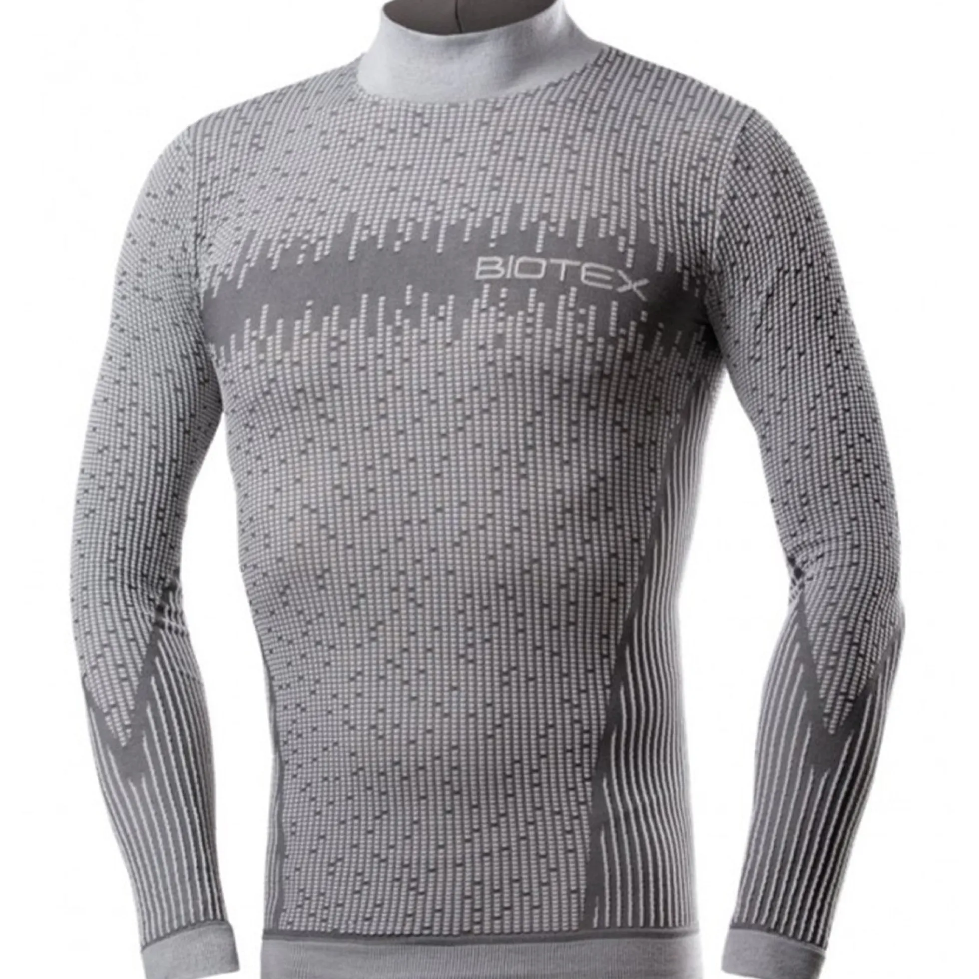 Maglia Intima maniche lunghe Biotex Lupetto 3D - Grigio