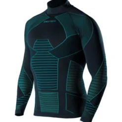 Maglia Intima maniche lunghe Biotex Lupetto Icebreak - Nero azzurro