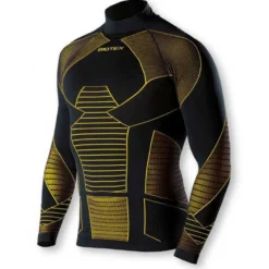 Maglia Intima maniche lunghe Biotex Lupetto Icebreak - Nero giallo