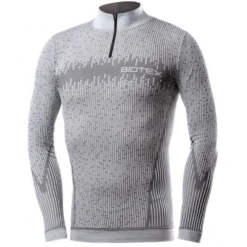 Maglia Intima maniche lunghe Biotex Lupetto 3D Zip - Grigio