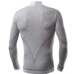 Maglia Intima maniche lunghe Biotex Lupetto 3D Zip - Grigio