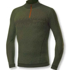 Maglia Intima maniche lunghe Biotex Lupetto 3D Zip - Verde