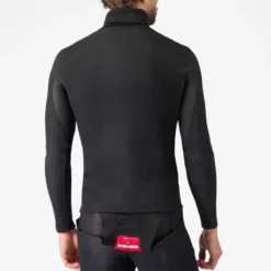 Maglia intima maniche lunghe Castelli Flanders 2 High Neck - Nero