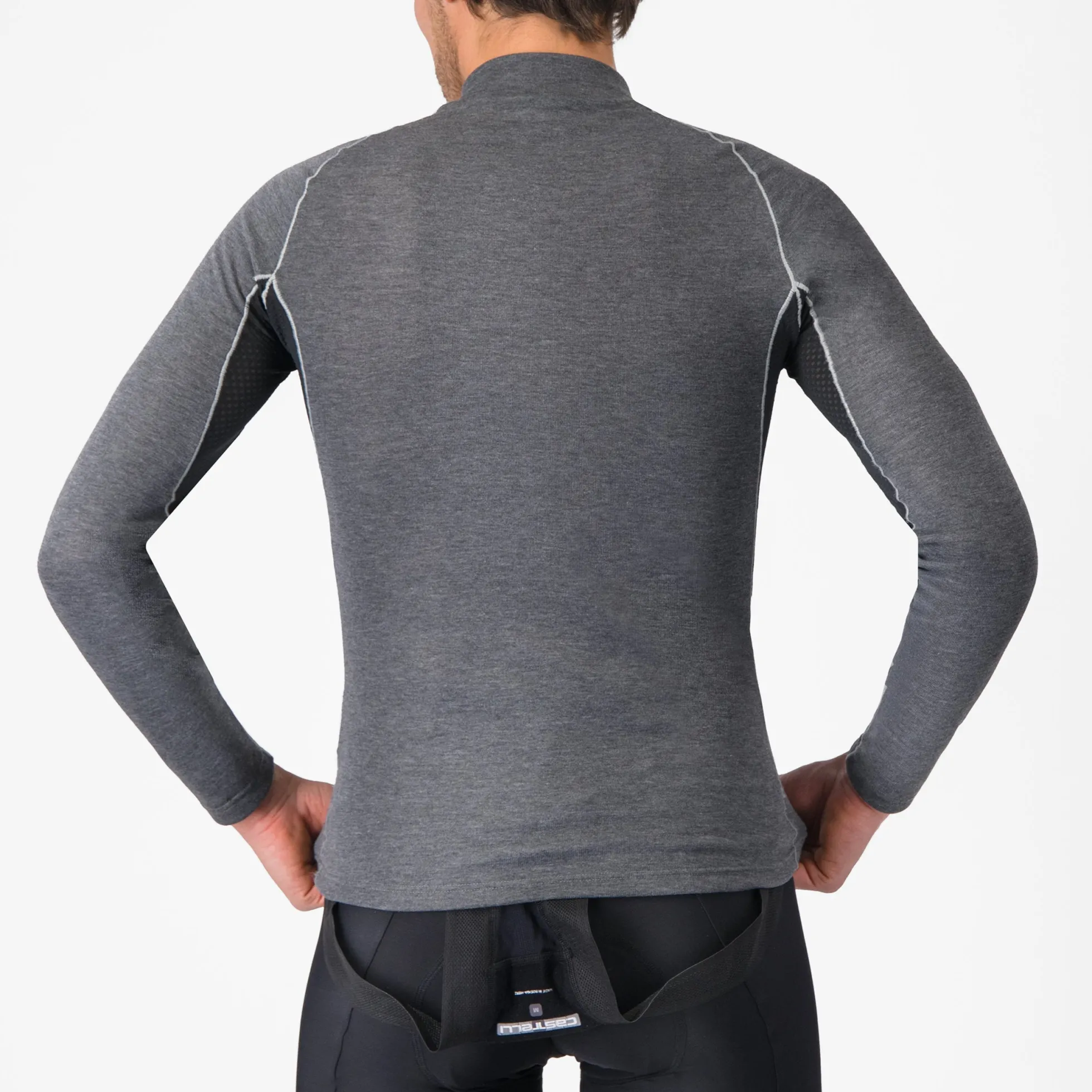 Maglia intima maniche lunghe Castelli Flanders 2 - Grigio