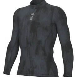 Maglia intima maniche lunghe Ale Knitted - Nero