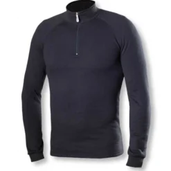 Maglia Intima maniche lunghe Biotex Thermo+ zip - Nero