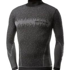 Maglia Intima maniche lunghe Biotex Lupetto 3D - Nero