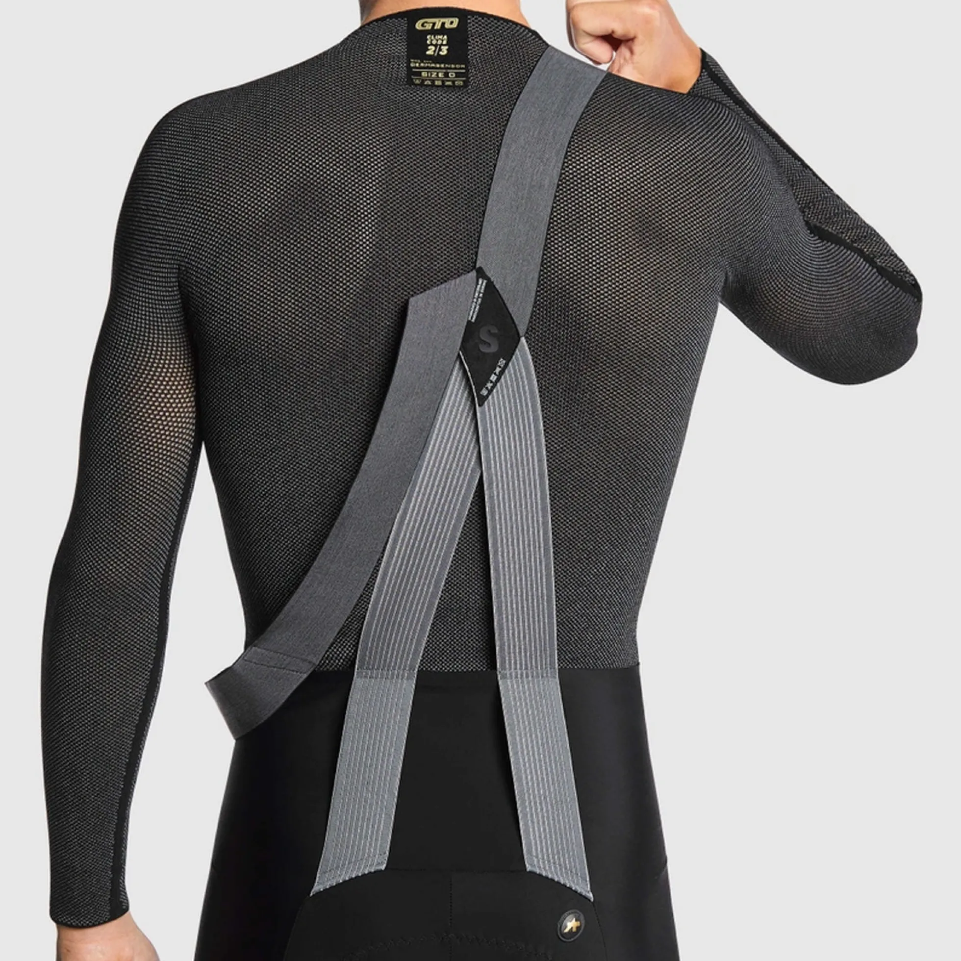 Maglia intima maniche lunghe Assos Mille GTO Spring Fall LS Dermasensor - Nero