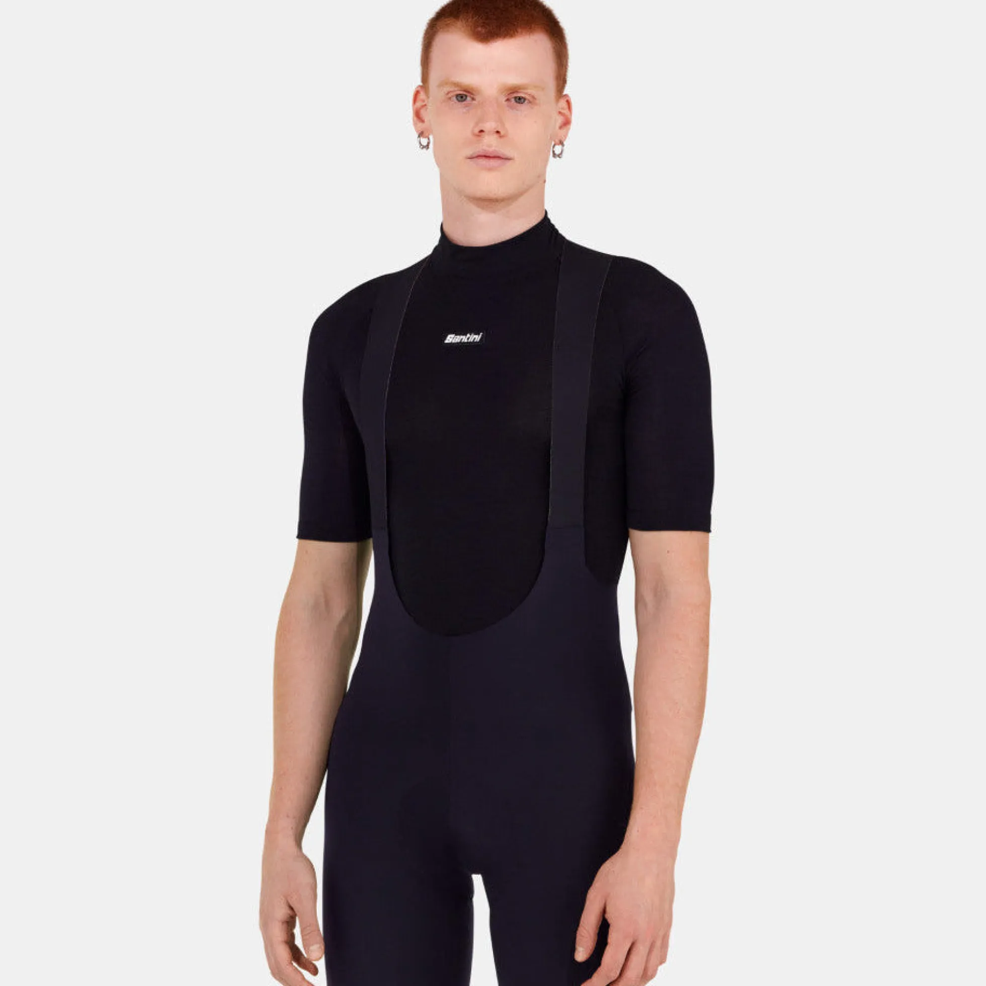 Maglia intima Santini Lana - Nero