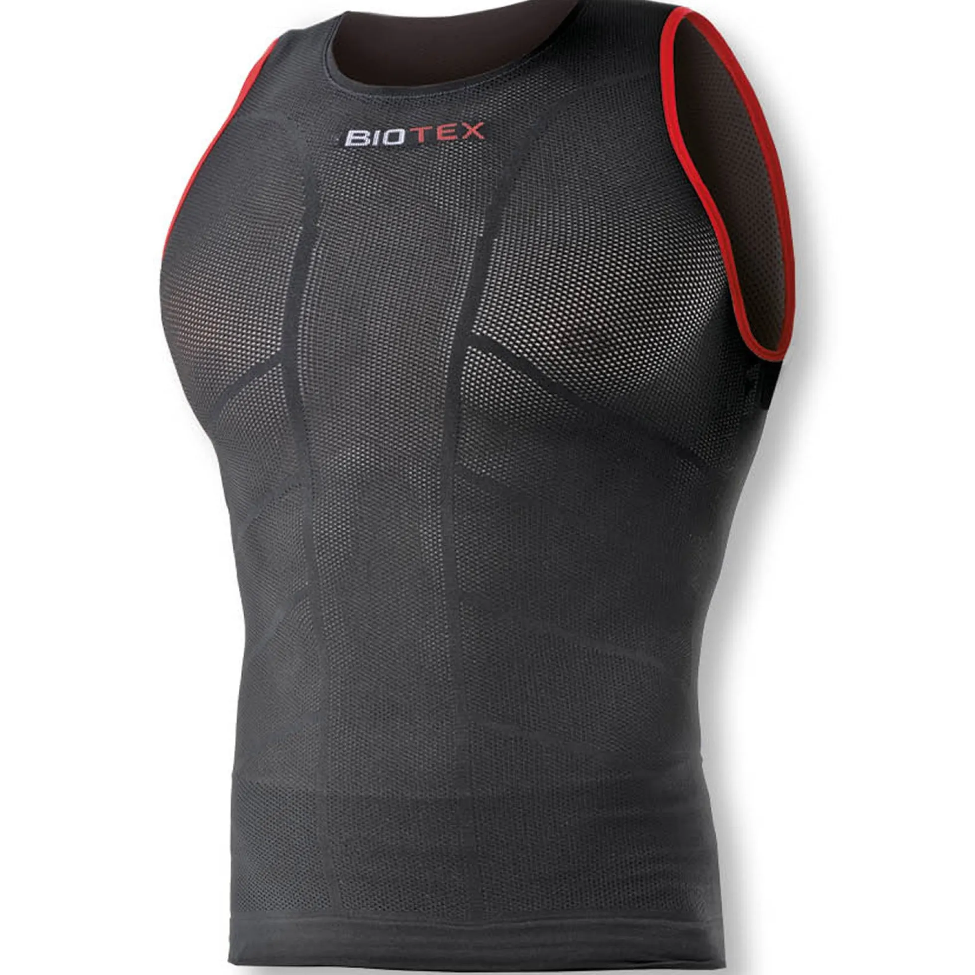 Maglia intima senza maniche Biotex Sun - Nero