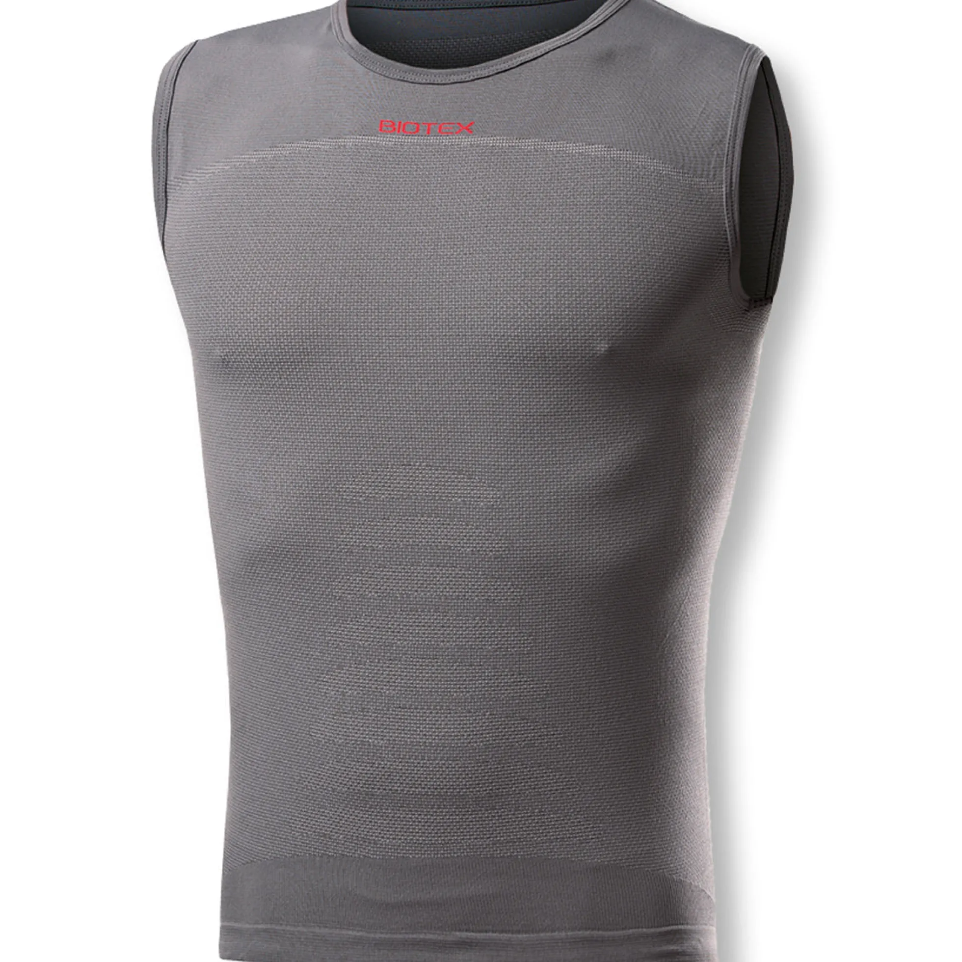 Maglia intima senza maniche Biotex + Carbon - Grigio