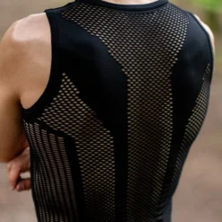 Maglia intima senza maniche Biotex Piuma - Nero