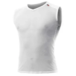 Maglia intima senza maniche Biotex Microrete Velo - Bianco