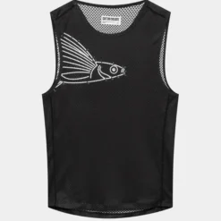 Maglia intima senza maniche Cafe du Cycliste Liliane - Nero