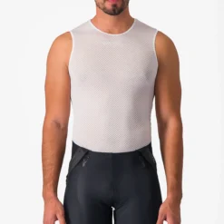 Maglia intima senza maniche Castelli Pro Mesh 2.0 - Bianco