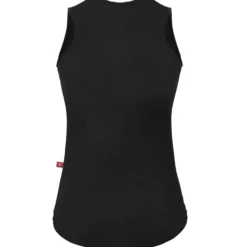 Maglia intima senza maniche donna Santini Dry - Nero