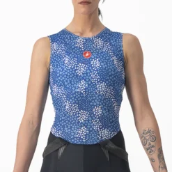 Maglia intima senza maniche donna Castelli Pro Mesh 4 - Blu