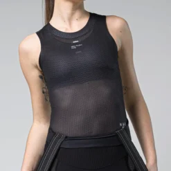 Maglia intima senza maniche donna Gobik Second Skin Moonless - Nero