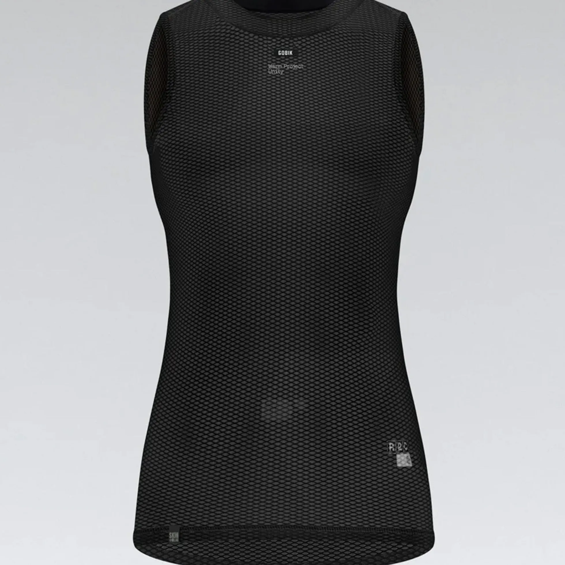 Maglia intima senza maniche donna Gobik Second Skin Moonless - Nero