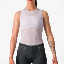 Maglia intima senza maniche donna Castelli Pro Mesh 4 - Viola