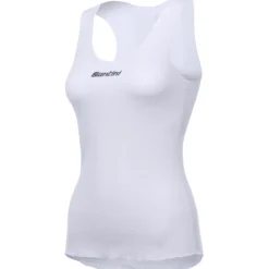 Maglia intima senza maniche donna Santini Lieve - Bianco