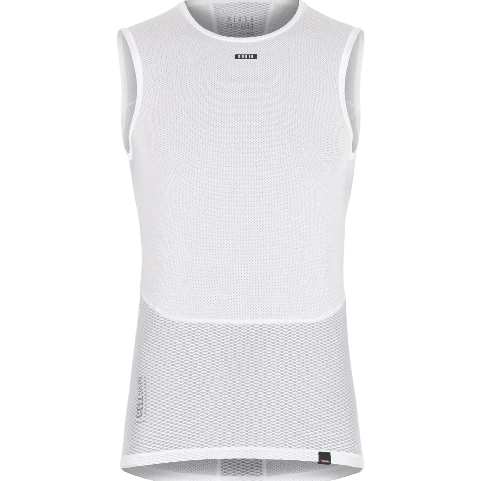 Maglia intima senza maniche donna Gobik Cell Skin Hakuba - Bianco