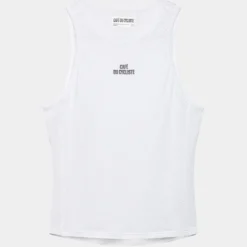 Maglia intima senza maniche donna Cafe du Cycliste Liliane - Bianco