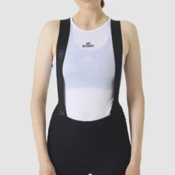 Maglia intima senza maniche donna Cafe du Cycliste Liliane - Bianco