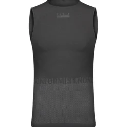 Maglia intima senza maniche Gobik Limber Skin Basalt - Nero