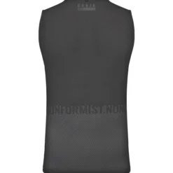 Maglia intima senza maniche Gobik Limber Skin Basalt - Nero