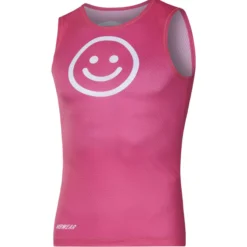 Maglia intima senza maniche MBwear Smile - Fucsia
