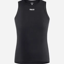 Maglia intima senza maniche Pedaled Element Merino - Nero