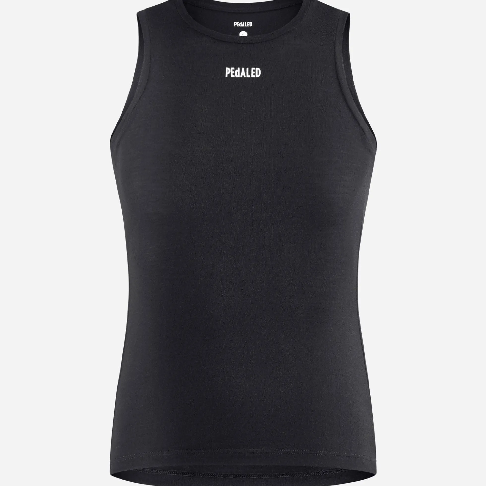 Maglia intima senza maniche Pedaled Element Merino - Nero