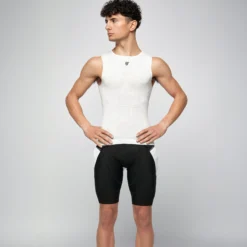 Maglia intima senza maniche Pissei Argentum - Bianco