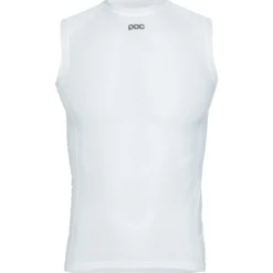 Maglia intima senza maniche Poc Essential Layer Vest - Bianco