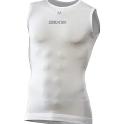 Maglia intima senza maniche SIX2 SML BT - Bianco