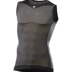 Maglia intima senza maniche SIX2 SML BT - Nero