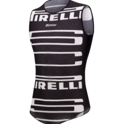 Maglia intima senza maniche Santini x PIRELLI - Nero