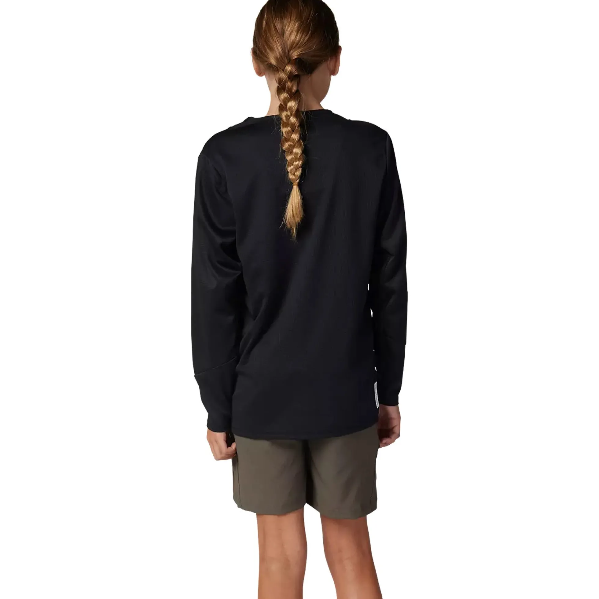 Maglia manica lunga bambino Fox Defend - Nero