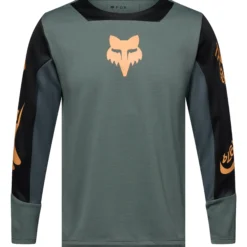 Maglia manica lunga bambino Fox Defend Creation - Verde