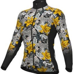 Maglia maniche lunghe donna Ale PRR Hibiscus - Giallo