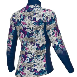 Maglia maniche lunghe donna Ale PRR Hibiscus - Blu