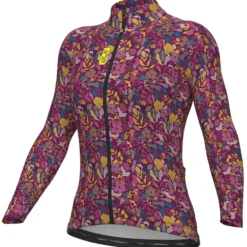 Maglia maniche lunghe donna Ale Pragma Flowery - Rosa