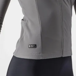 Maglia maniche lunghe donna Castelli Tutto Nano RoS - Grigio chiaro