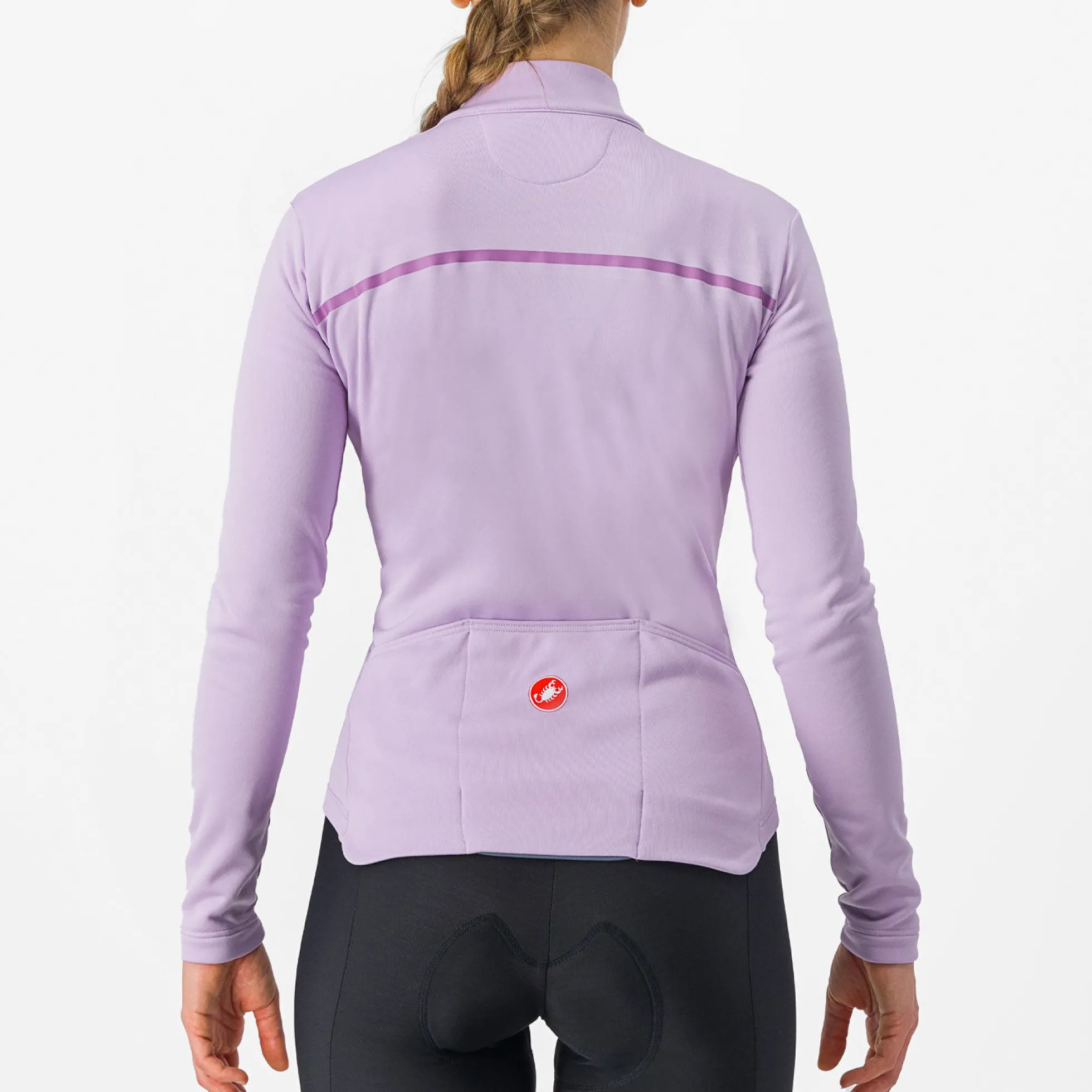 Maglia maniche lunghe donna Castelli Sinergia 2 - Lilla