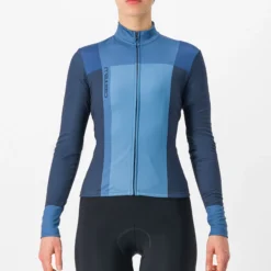 Maglia maniche lunghe donna Castelli Unlimited Thermal - Blu