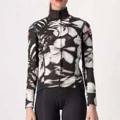 Maglia maniche lunghe donna Castelli Perfetto RoS - Nero Bianco