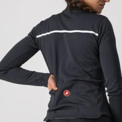 Maglia maniche lunghe donna Castelli Sinergia 2 - Nero